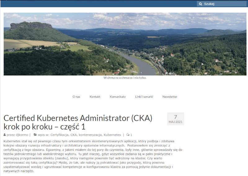 Certified Kubernetes Administrator (CKA) krok po kroku - Kurs